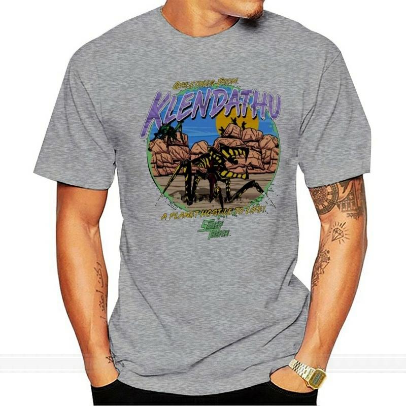 Starship Troopers Womens TShirt Greetings From Klendathu Black Tee fashion tshirt men cotton brand teeshirt