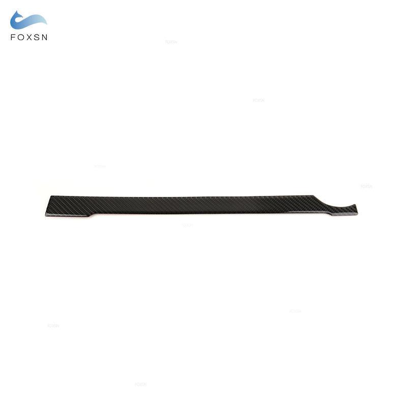 For Seat Ibiza 6l 2003 2004 2005 2006 2007 2008 Soft Carbon Fiber Car Inner Dashboard Panel Co-pilot Passenger Side Strip Trim