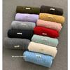 Autumn and winter Korean twist wool-containing knitted scarf female atmosphere white soft versatile warm scarf male manufacturer