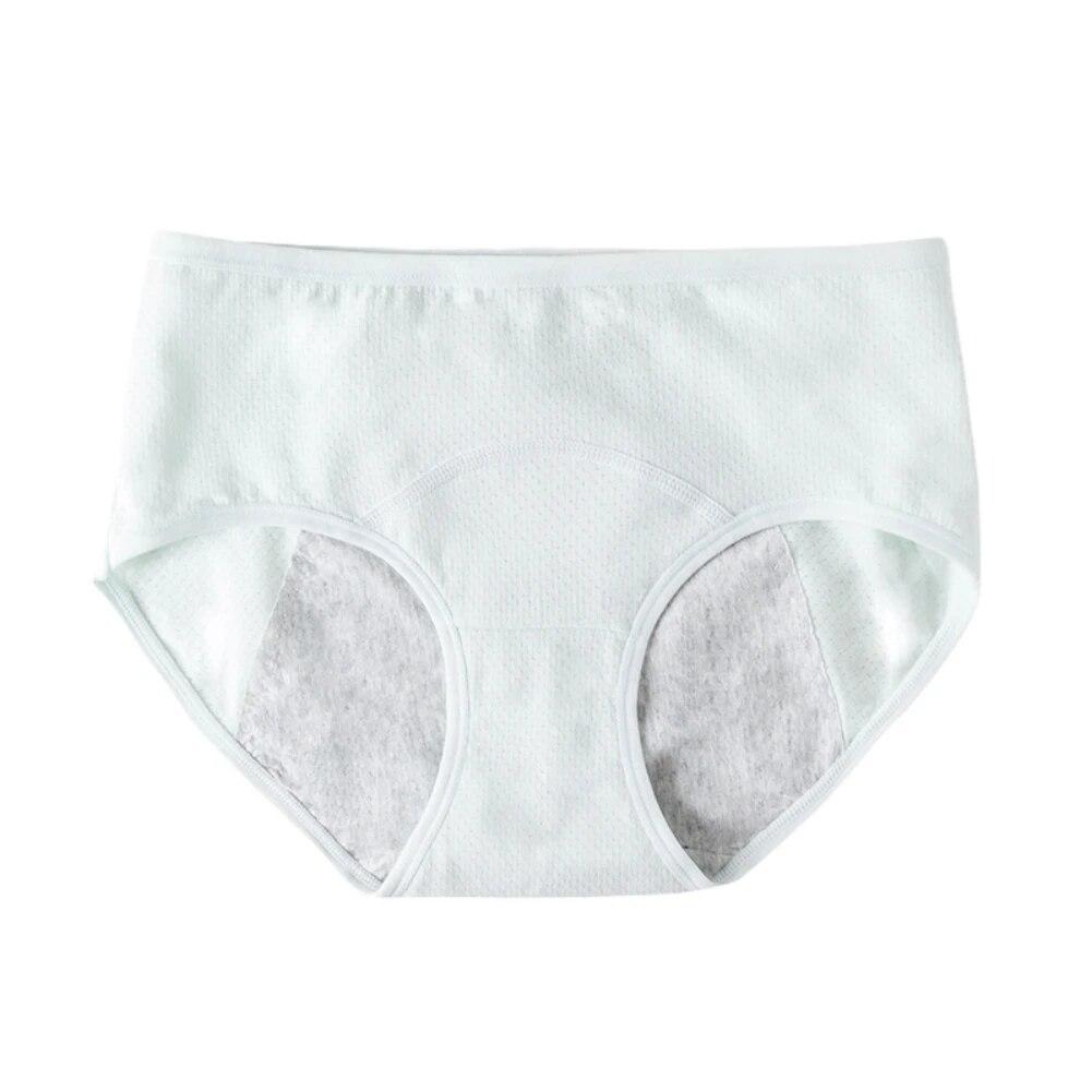 Women Menstrual Panties Teen Girls Period Underwear Menstrual Period Panties Leak-Proof Organic Cotton Protective Briefs