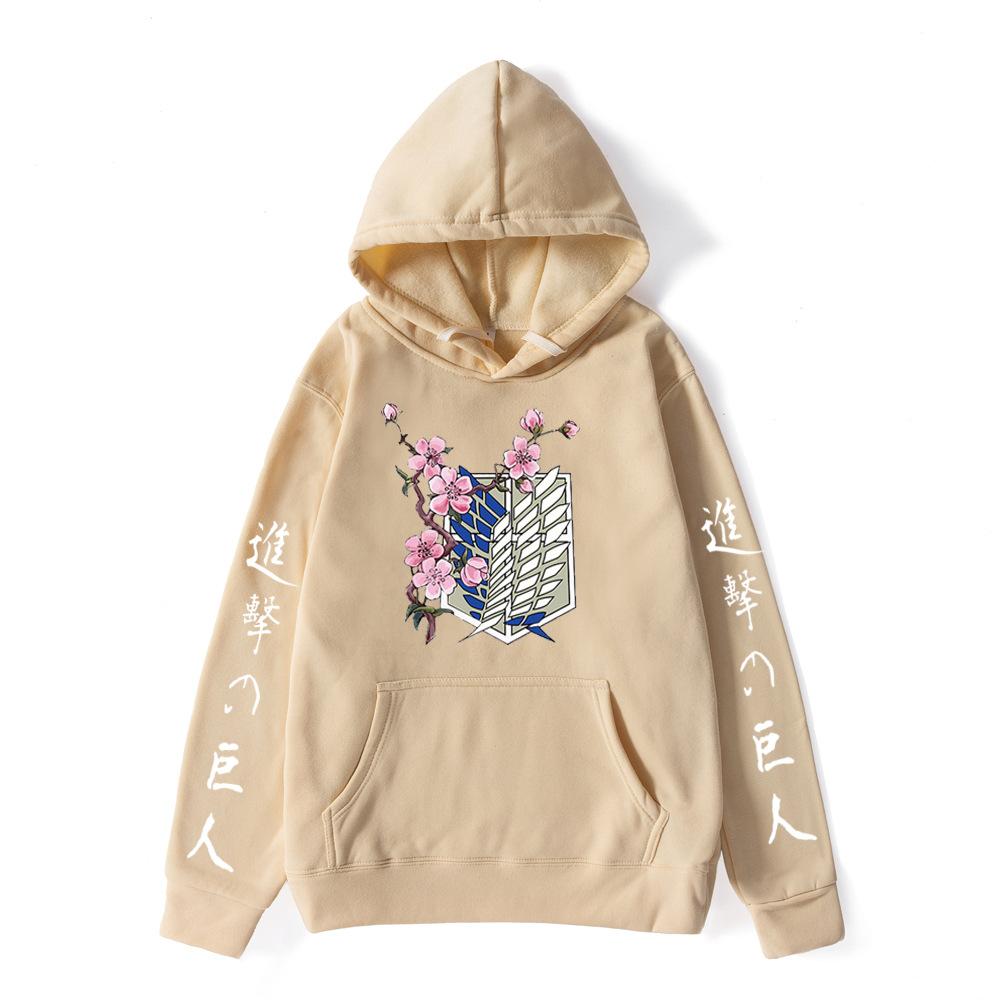 Attack Giant Sweater anime wings sweater male, trendy plus size hoodie