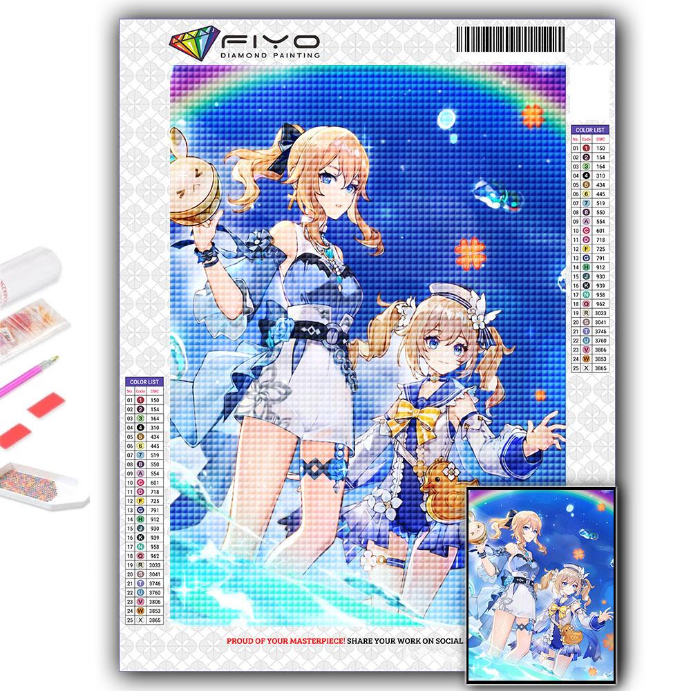 Алмазная картина Genshin Алмазная мозаика Ремесло Алмазная вышивка Картина
