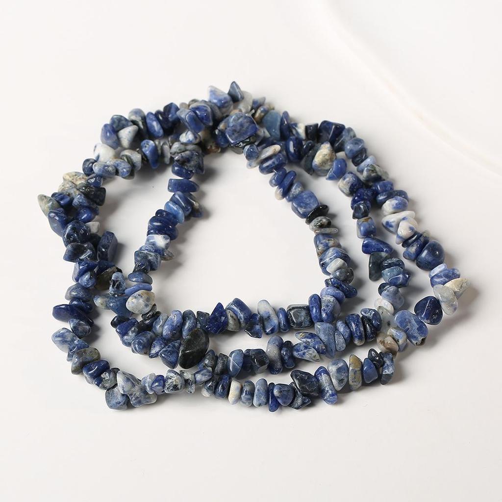 Ожерелье из натурального аметиста, 80 см - Полированные, Неправильные полоски для изготовления украшений и браслетов своими руками