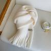 Plush Winter Cashmere Scarves Thicken Long Shawl Simple Winter Wool Scarf  Autumn Winter