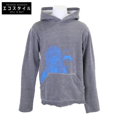 Raf Simons 03 Нержавеющая сталь CONSUMED Парка с акулой/Худи Penelope топы 48 Серый x синий Б/у
