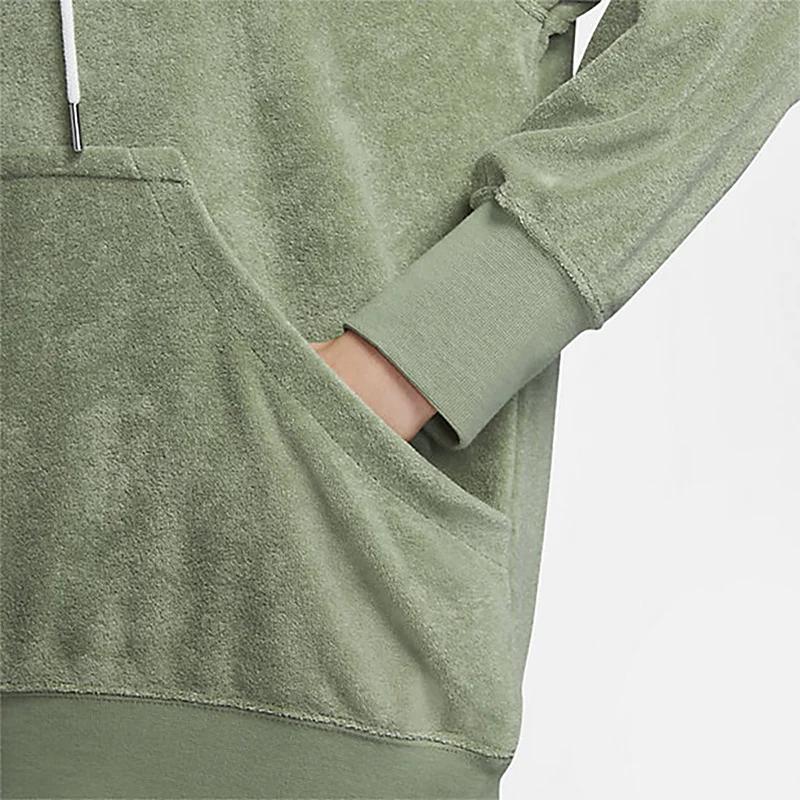 Nike Sweatshirts Women's Green Hooded Moderate Other (Unisex) Sweatshirts DV7825 386
