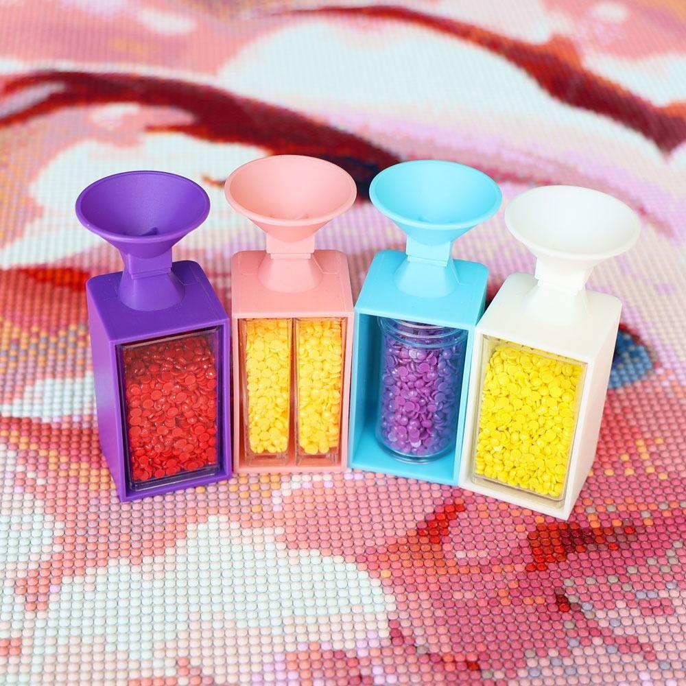 Сделай сам Поделки Дрели Воронка Аксессуары для вышивки крестом Подставка для дрелей Коробка для хранения Инструмент для алмазной мозаики 5D