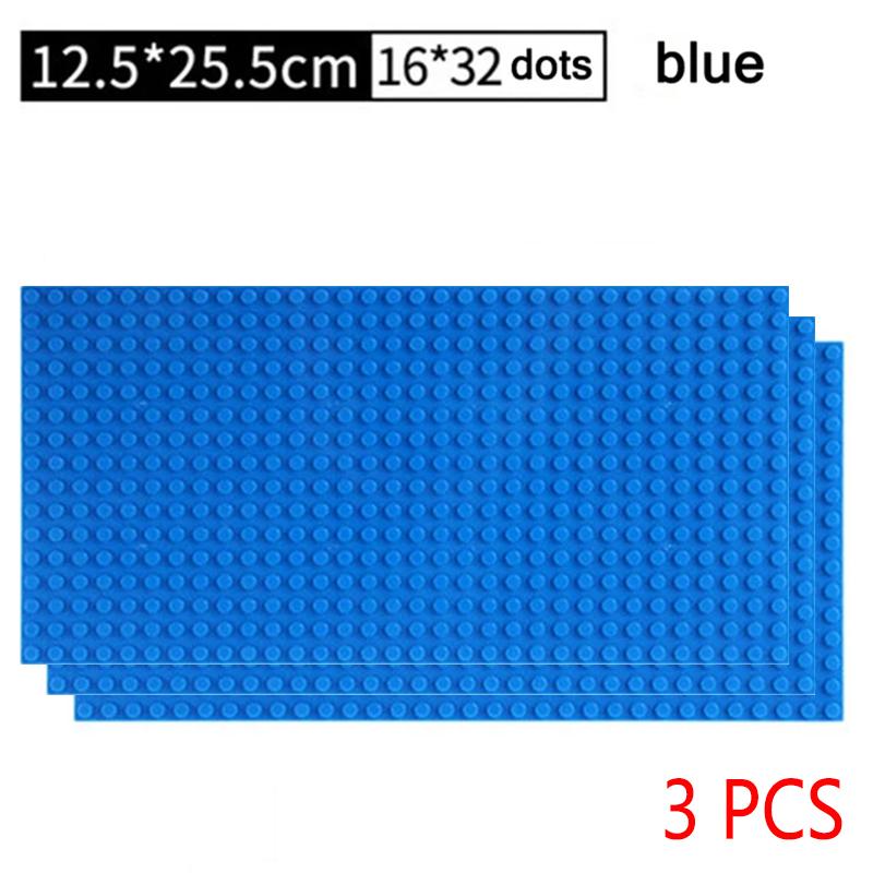 3 шт. Классические Базовые Пластины Строительные Блоки 32x32 32x16 Точек Строительные Основы Пластины Кирпичи Сборка Городская Дорога MOC Друзья Городские Игрушки