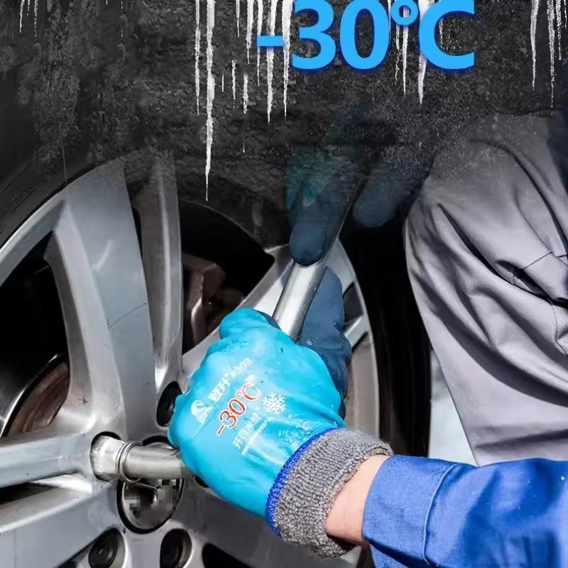 Толстые теплые рабочие перчатки на -30 градусов для мужчин и женщин, ветрозащитные и морозостойкие, оборудование для работы на открытом воздухе, водонепроницаемые перчатки для езды