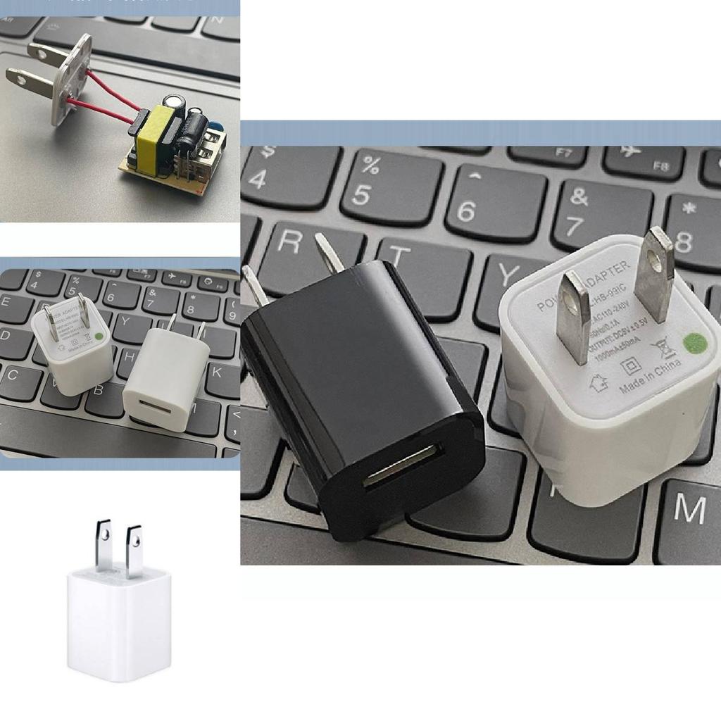 Универсальный USB-адаптер-зарядное устройство 5V 1A для смартфонов и мелкой бытовой техники с сертификацией FCC CE