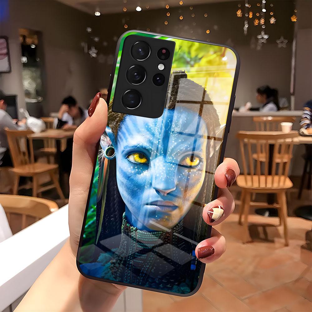 Чехол для телефона Аватар Путь воды Для Samsung A56 A36 A26 A16 A15 A25 A35 A55 A14 A34 A24 A54 Стеклянный чехол