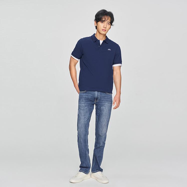 Lee SS25 Polo Shirt Men's Dark Navy Blue LMT0104054CJ00FA05179