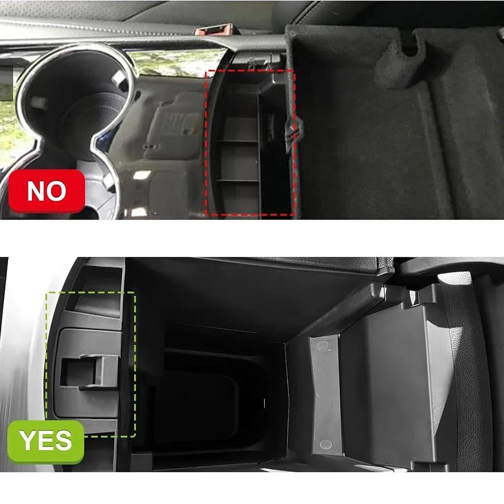 Ящик для хранения в подлокотнике автомобиля Ford Edge 21-24, центральный консольный лоток, органайзер для салона автомобиля, центральный чехол для хранения, ABS, черный