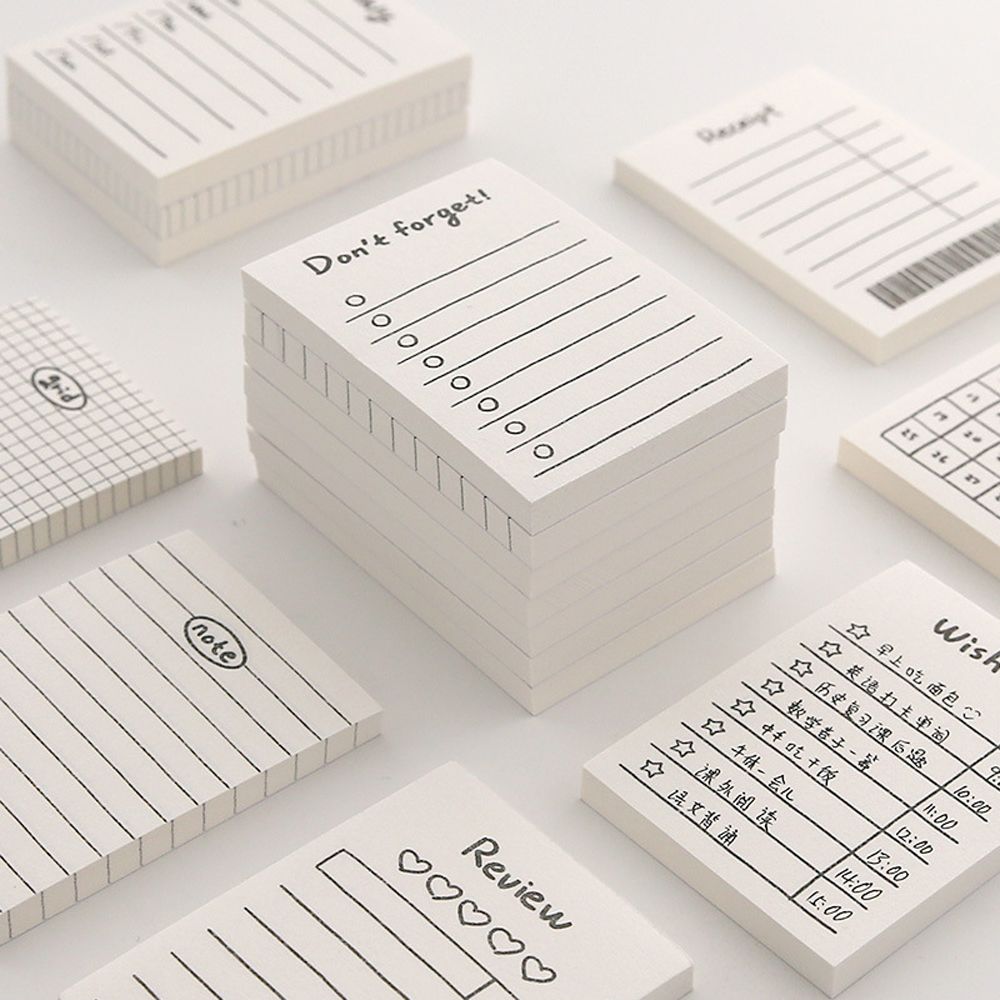 План Блокнот Контрольный список Офисные принадлежности Список дел Липкие заметки Блокноты для заметок Отрывной блокнот