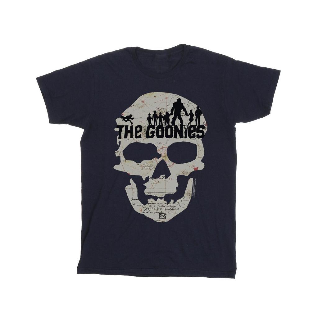 The Goonies Mens Map Skull T-Shirt