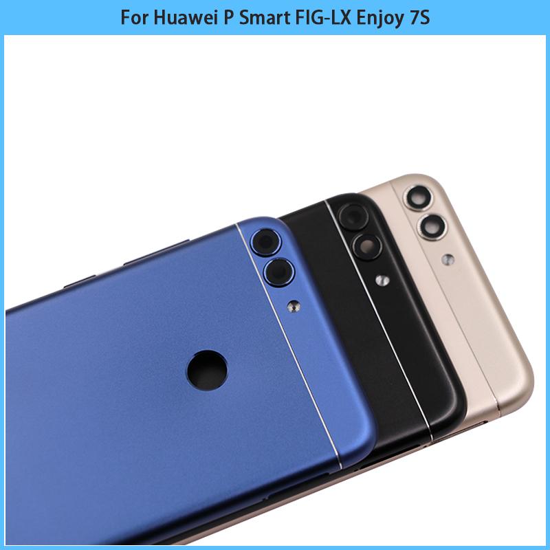Новинка для Huawei P Smart Fig-LX/Enjoy 7S аккумуляторная задняя дверь P Smart со стеклом объектива камеры