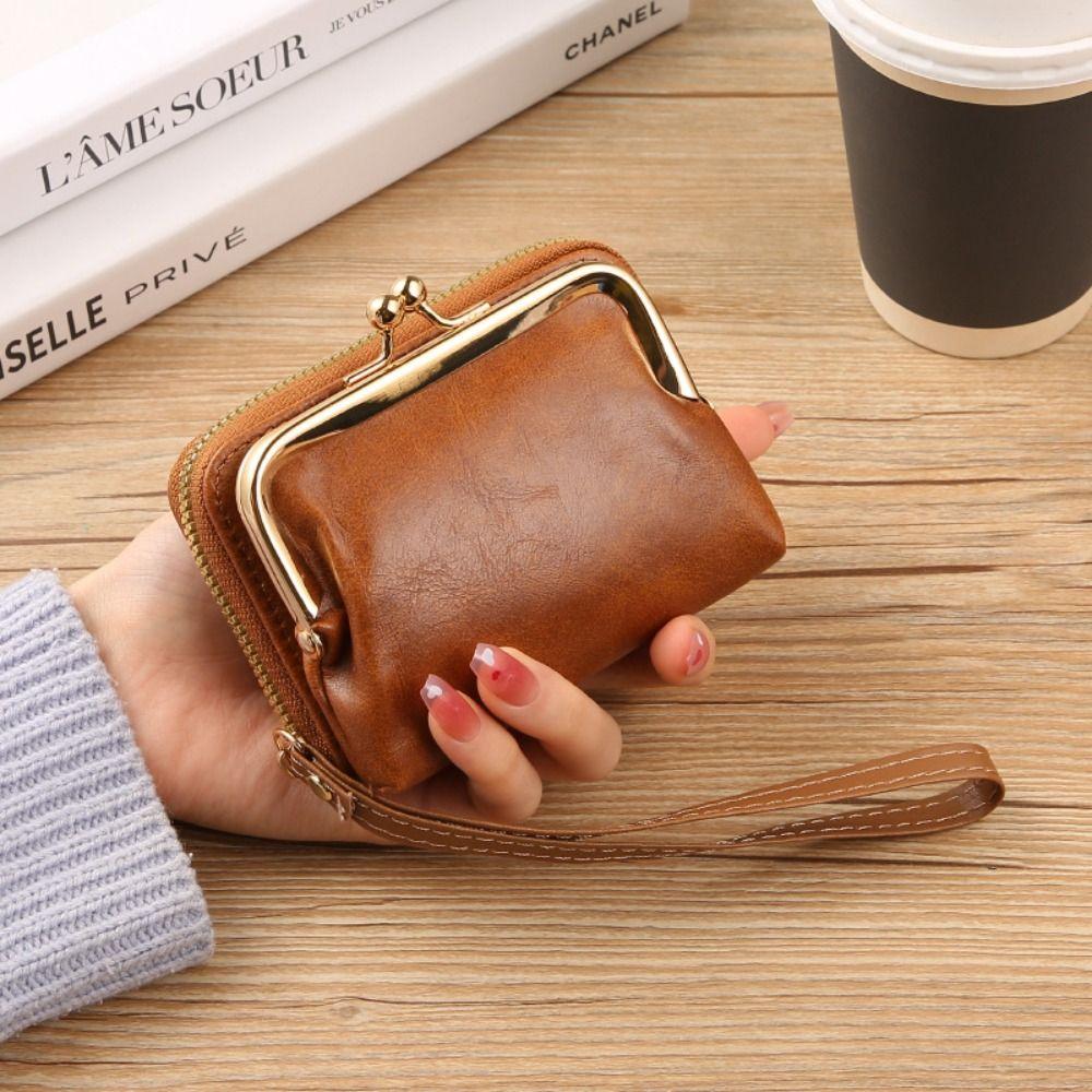 Hasp Card Holder Large Capacity Money Bag New Coin Purses  Women Girls