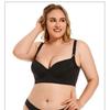 Нижнее белье большого размера Сексуальный собирающий бюстгальтер Полная чашка Нижнее белье Бюстгальтер большого размера Бюстгальтер пуш-ап