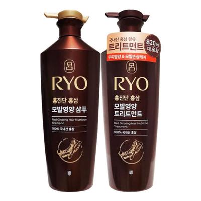 Хонджиндан красный женьшень питание для волос, 1 набор, 820 мл