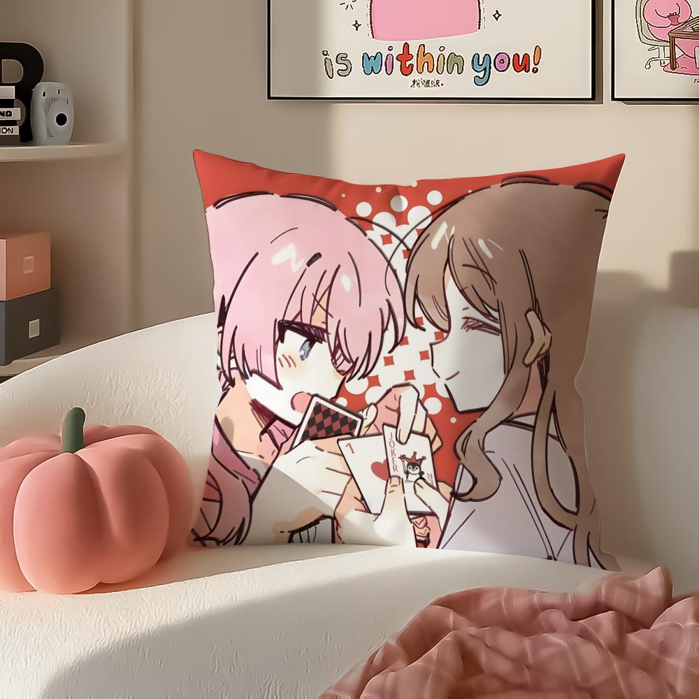 Аниме Мультфильм BanG Dream Its MyGOCute Наволочка Подушка Короткий Плюш Невидимая молния Комната Диван Наволочка