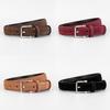Minimalist Genuine Leather Belt For Business And Casual Wear With Pin Buckle For Men And Women