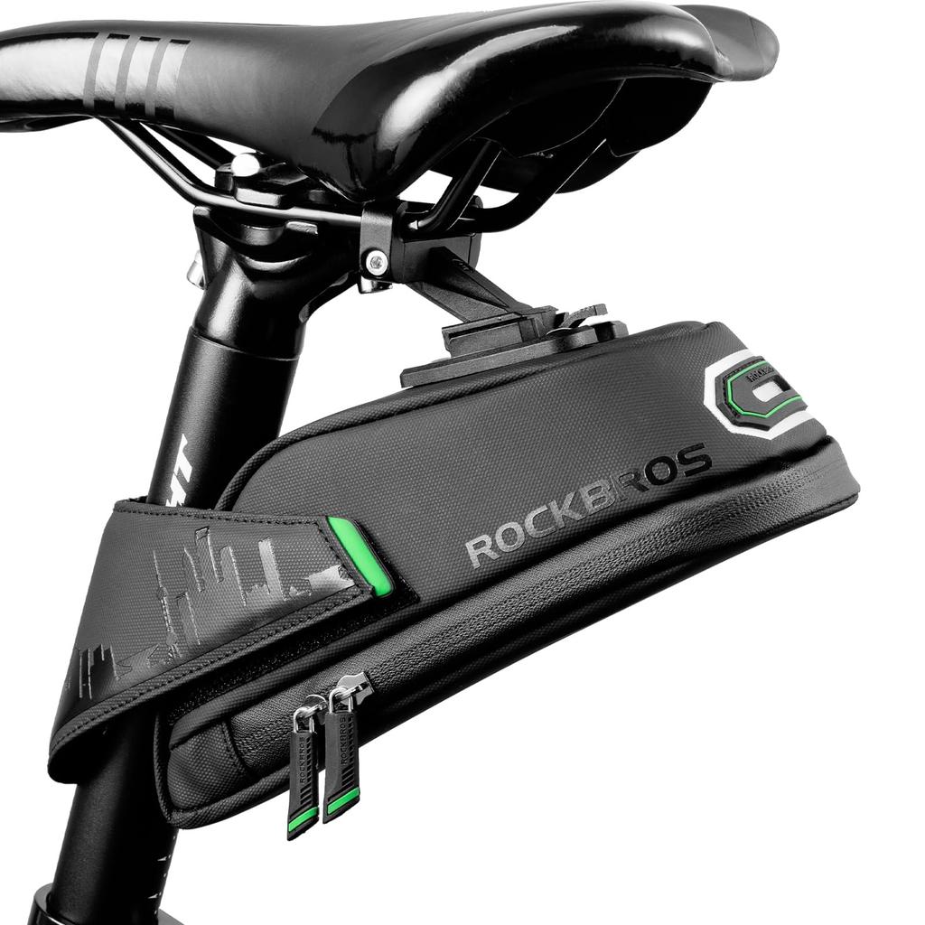 ROCKBROS Saddle Bicycle Road Large Small Item Rear Bicycle Seat Easy Nighttime Mountain Road M Bag, Bag, Bike, Waterproof, Capacity, Small,