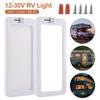 Внутреннее освещение автофургона 96 светодиодов, 3 цвета, регулируемая яркость, потолочный плафон 12 В-30 В для кемперов, автофургонов, грузовиков, автодомов, караванов
