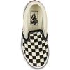 Vans Слипоны Классическая клетка Удобные низкие детские кеды для скейтбординга Детские кроссовки Желтый Черный VN000ZBUEO11