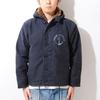French Navy Deck Jacket Hood Marine Jacket Military Jacket [Houston] Men's (38(M), Navy)