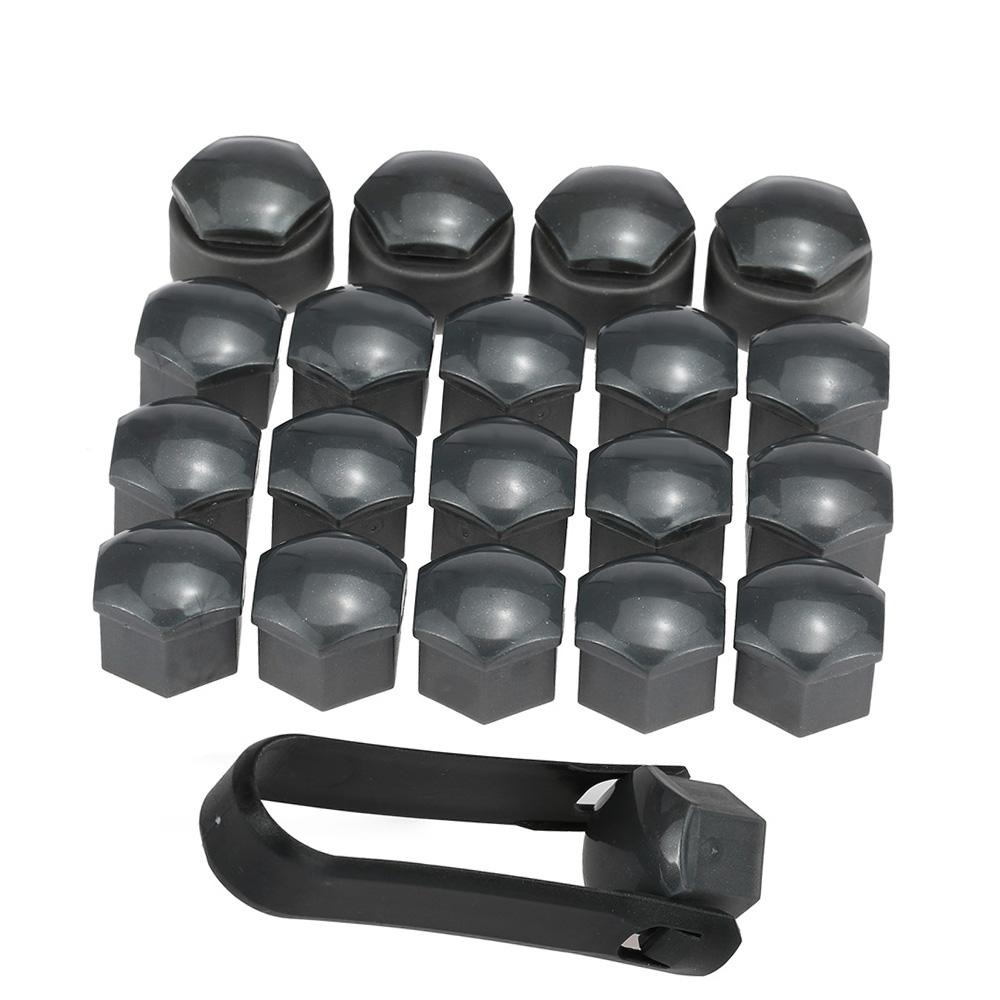 Набор из 16 + 4 шт., универсальные 17 мм автомобильные колпачки для болтов с гайками колес, запорные колпачки