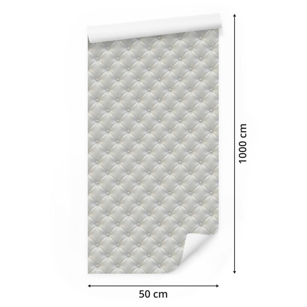 Quilted pattern wallpaper for living room and bedroom 50x1000