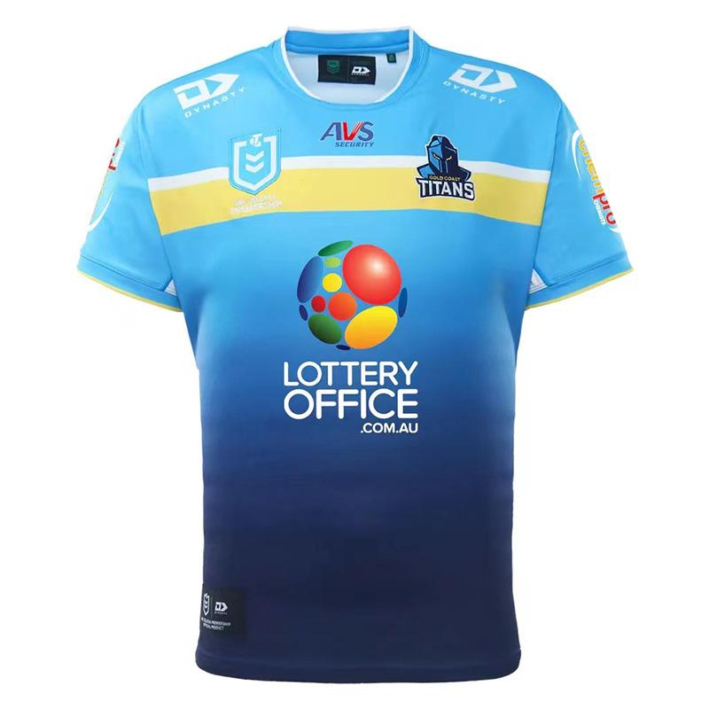 2024NRL Melbourne Rabbit Rooster Titans Main Guest Short Sleeve Rugby Clothes Rugby Jersey