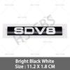 3D ABS HSE Luxury Badge SCV6 SCV8 SDV6 SDV8 Rear Trunk Emblem Car Fender Stickers For  Discovery Velar Range Rover