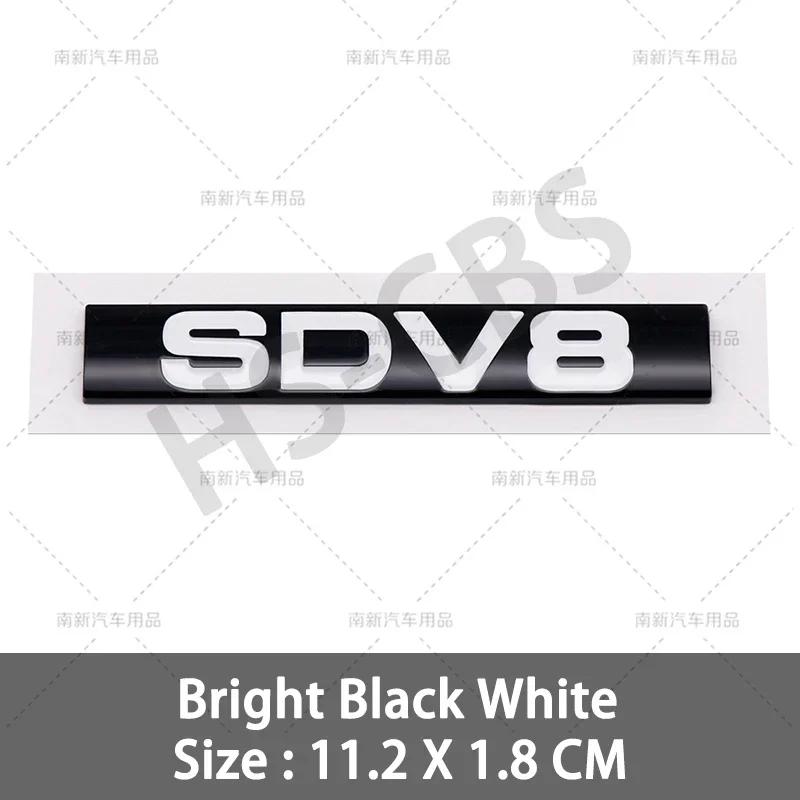 3D ABS HSE Luxury Badge SCV6 SCV8 SDV6 SDV8 Rear Trunk Emblem Car Fender Stickers For Discovery Velar Range Rover