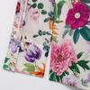 ZR1116 European and American style summer new women's clothing lapel flower print poplin long-sleeved shirt top