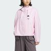 adidas Куртка City Escape Woven с монохромным логотипом, женские куртки, прозрачно-розовые JE8590