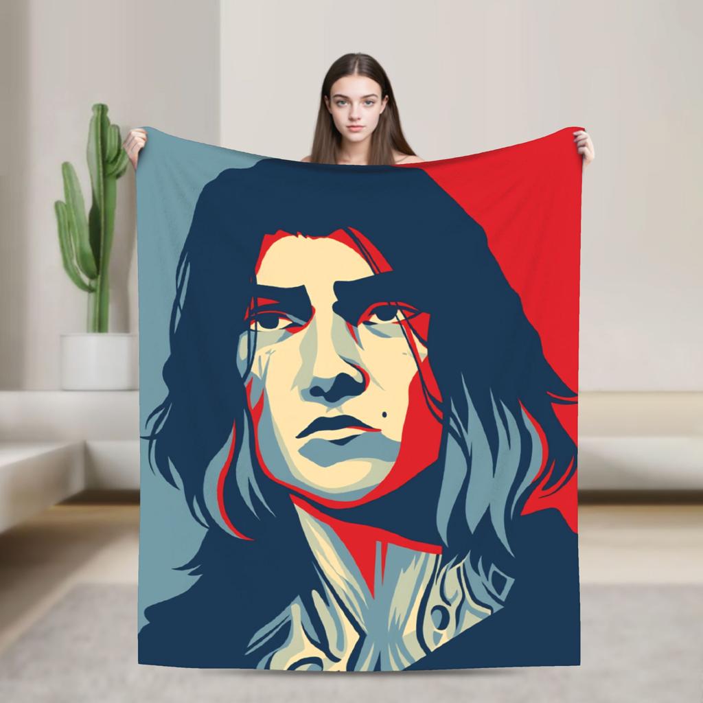 Мистический Мягкий Плед Виктор Игра Аниме Джинкс Джейс Кейтлин Иисус Севика Кемпинг Плюшевый Плед Домашний Декор Покрывало для Дивана Кровати