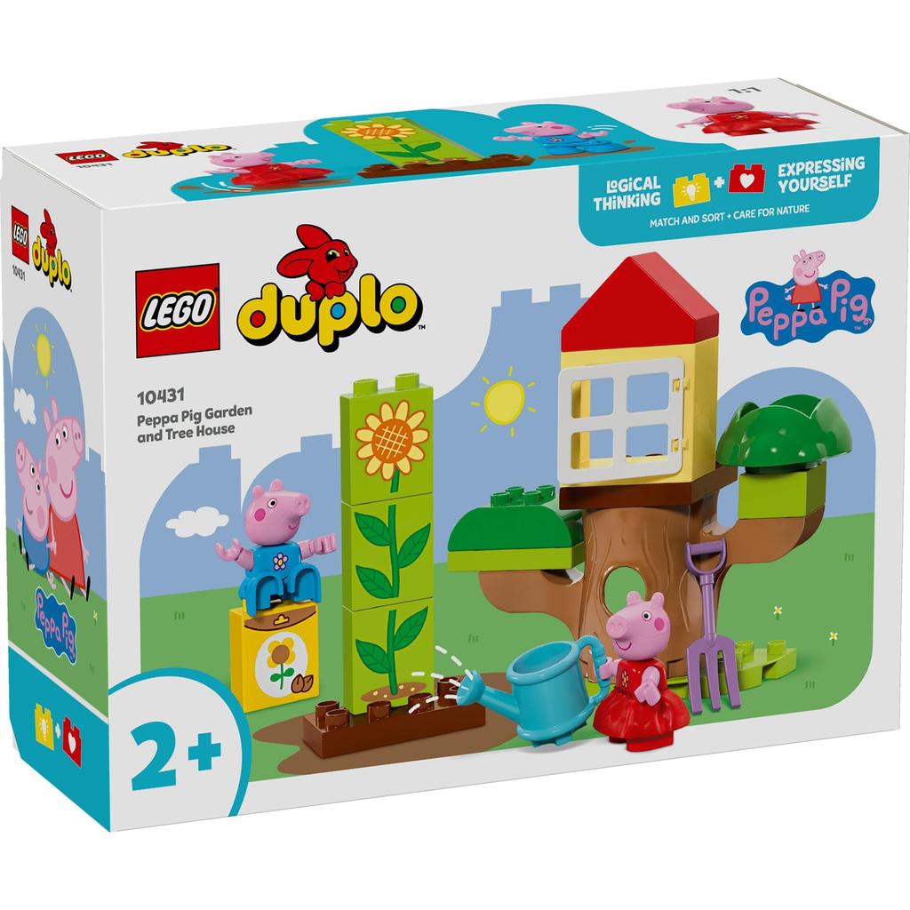 LEGO Duplo Peppa Tree House Toy Подарок на день рождения Блок Обучающий Рождество Мальчики Девочки Дети 1 и 1,5 года 2 года 4 года
