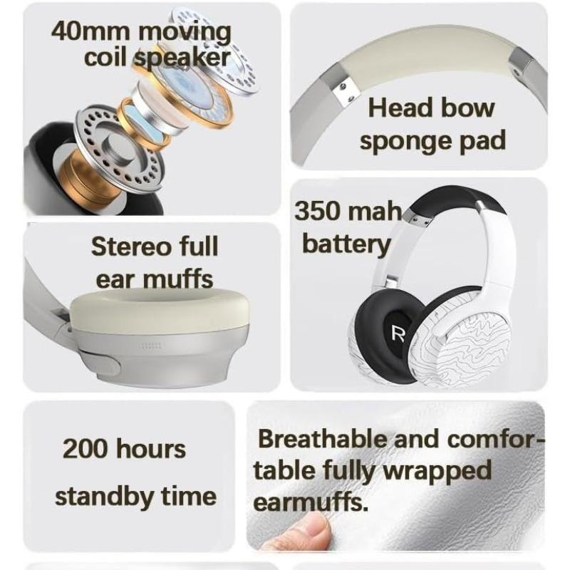 Беспроводные наушники Bluetooth 5.3, можно вставить три типа звуковых карт, музыкальные наушники, долговечные водонепроницаемые наушники