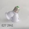 1 шт. E27 Двухголовочный Разветвитель Патрона E27 с Цоколем E27 Штыковой Конвертер Удлинитель Ролик Конвертер Свет