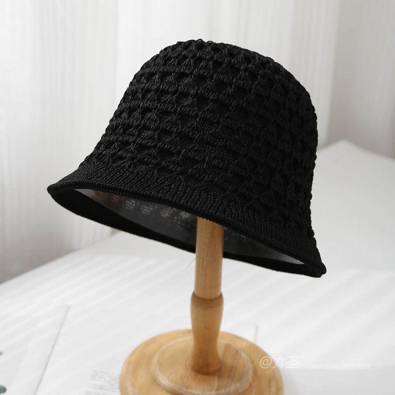 Весенне-летняя шляпа-ведро, женская дышащая шляпа, женская тонкая шляпа-ведро от солнца, модная шляпа для отдыха на природе