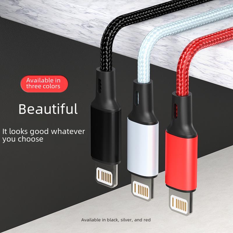 Плетеный PD-кабель для быстрой зарядки iPhone 14/14 Pro — доступен в длинах 0,3 м, 1 м, 2 м