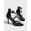 High-heeled Sandals Women's Slim Heel Strap Outdoor Fashion Roman Style Sandals Platform Women Shoes