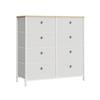 8-drawer Dresser with Metal Frame and Wardrobe Top
