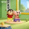 TOP TOY Шин-чан Касукабэ Серия Самых Сильных CP Милые Настольные Украшения Детские Игрушки Фигурки Подарки на День Рождения