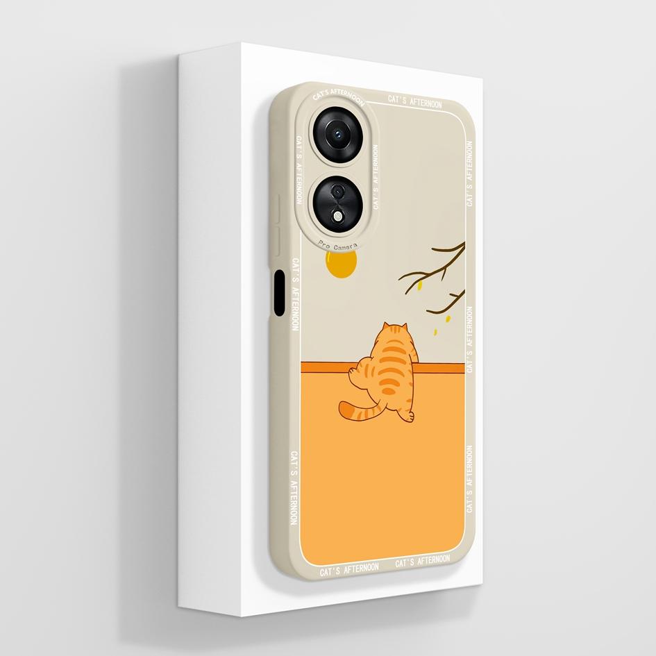 Для Oppo A58 A78 4G 5G чехол Роскошный модный противоударный противоударный противоударный квадратный матовый мягкий жидкий силиконовый протектор экрана для бамперов Oppo