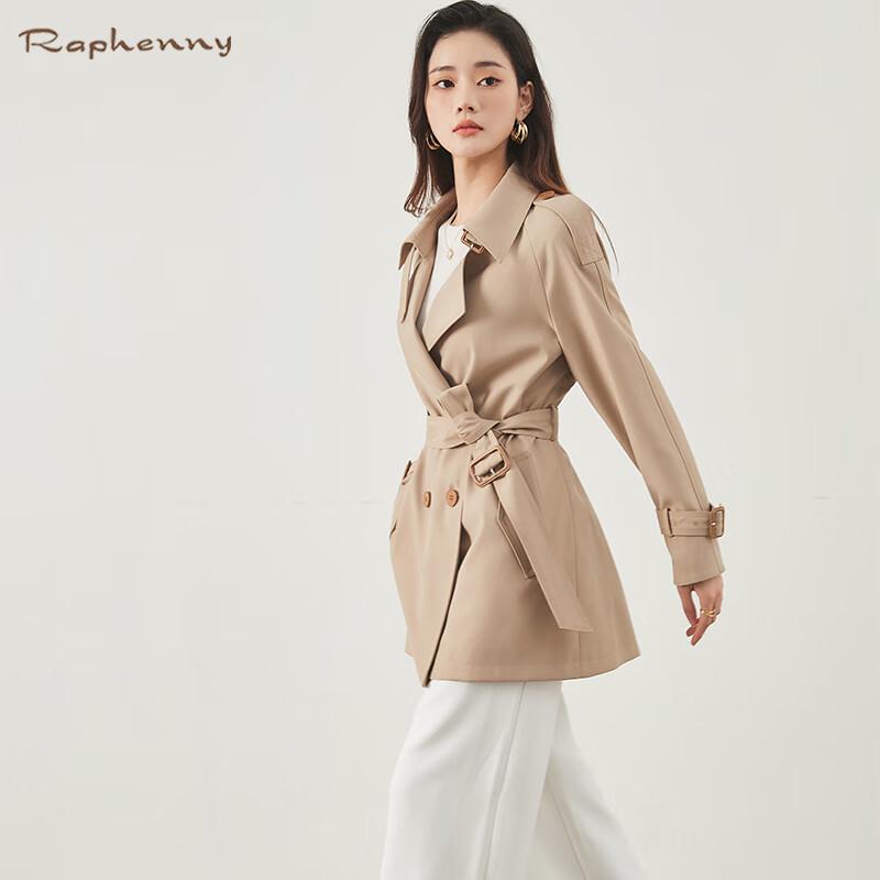 Женский классический бежевый тренч Raphenny