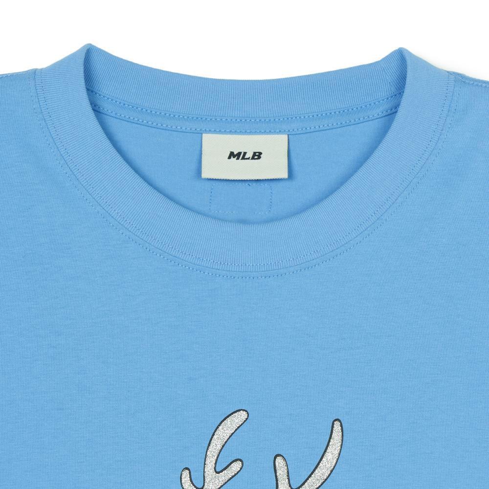 MLB SS24 Set in Sleeve T Shirt Unisex Light Blue 3ATSQ0141-07BLL