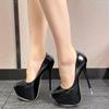 Sexy 16CM Extreme High Heels Women's Sandals Party Wedding Banquet Stiletto Shoes Fashion Platform Pumps
