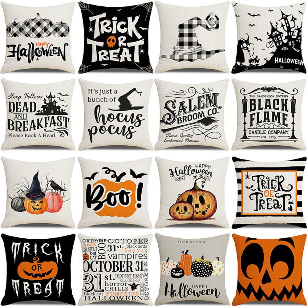 Pillowcase Home Decor Ornaments Halloween Decoration Pillow Case Throw Pillow Cover Cushion Cover